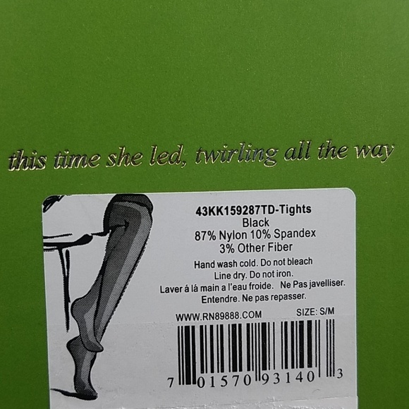 NWT Kate Spade New York Shiny Dot Sheer Tights - Picture 4 of 5